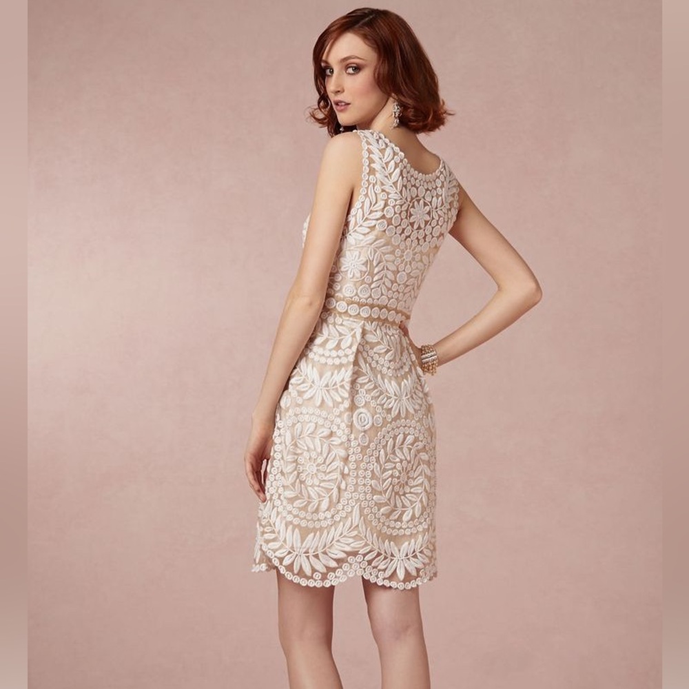 BHLDN X Anthropologie Jola Lace Mini Dress, Size 4 - Picture 2 of 11